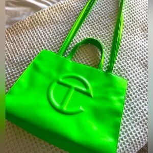 TELFAR | Highlighter Green Tote | Like New!